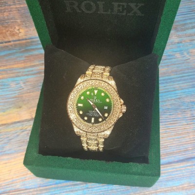 ساعت مردانه رولکس بند حکاکی دارای گارانتی