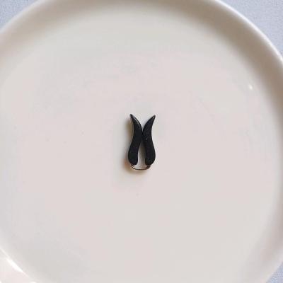 گیره روسری استیل مشکی