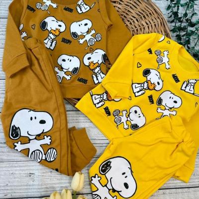 بلوز شلوار طرح اسنوپی نوزادی