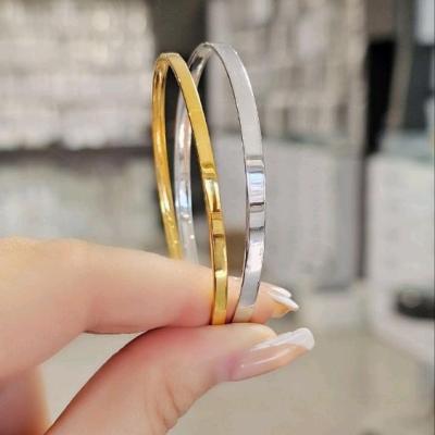 النگو آینه ای نقره آبکاری طلا