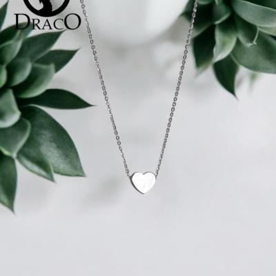 گردنبند قلب مینیمال استیل