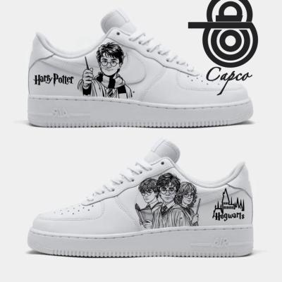 کفش نایکی ایرفورس با طراحی هری پاتر، هرماینی گرنجر و رون ویزلی