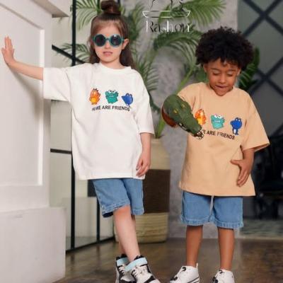 ست تیشرت و شلوارک جین طرح حیوانات