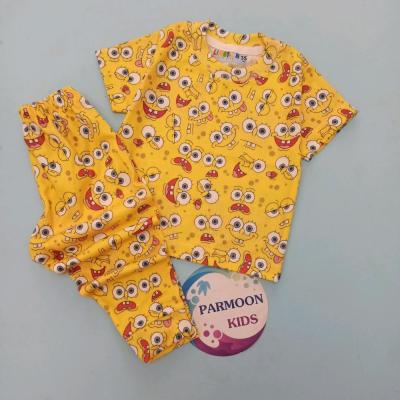 ست راحتی بچگانه نخ پنبه باب اسفنجی