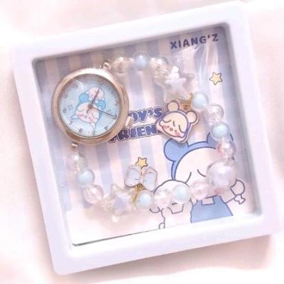 ساعت دخترانه بند مهره ای