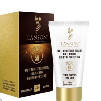 کرم ضد آفتاب رنگی لانسون شماره یک و یک ونیم