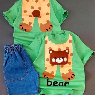 تیشرت و شلوارک بیرونی عروسکی خرسی