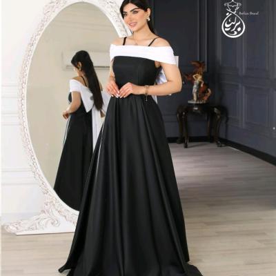 پیراهن شب زنانه ساتن مدل ربکا