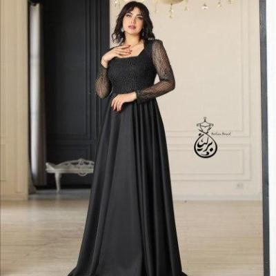 پیراهن شب زنانه ساتن مدل پناه