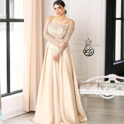 پیراهن شب زنانه ساتن مدل مینو