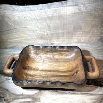 میوه خوری چوبی دسته داره