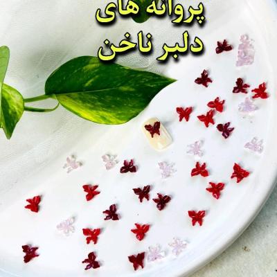 پیکسل ناخن پروانه جذاب