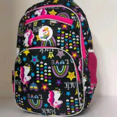 کوله پشتی مدرسه تک شاخ کیف مدرسه دخترانه کیفیت عالی ( مناسب ابتدایی)