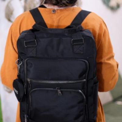 کوله مشکی اسپرت زنانه مدل خبرنگاری ارسال رایگان