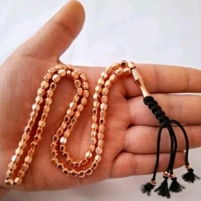 تسبیح مسی 101 تایی چندوجهی