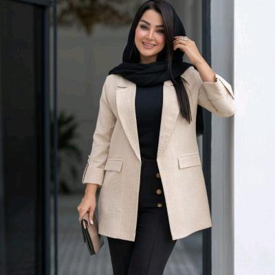 مانتو کتی زنانه شانتون مدل شانتون ژاکارد تابستونی تا سایز 50