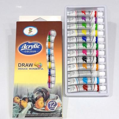 رنگ اکریلیک 12 رنگ 12 میل