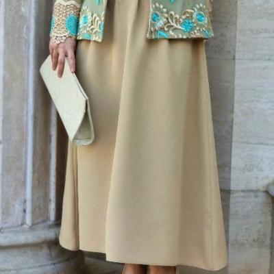 دامن زنانه کرپ زندیه