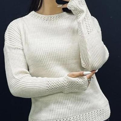 بافت آستین فینگر دار زنانه نخ ترک 404