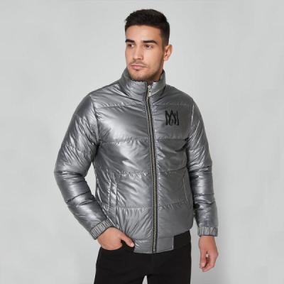 کاپشن سیلیکونی مردانه رنگ طوسی