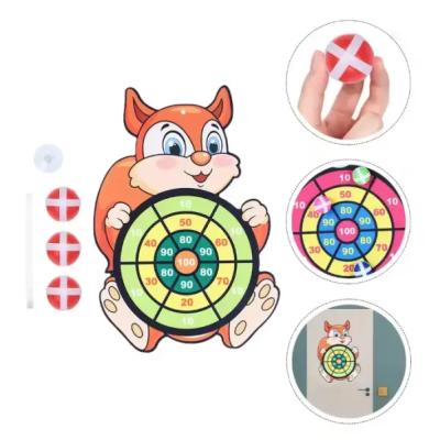 دارت چسبی کودکانه طرح سنجاب – بازی ایمن و سرگرم‌کننده با سه توپ جادویی