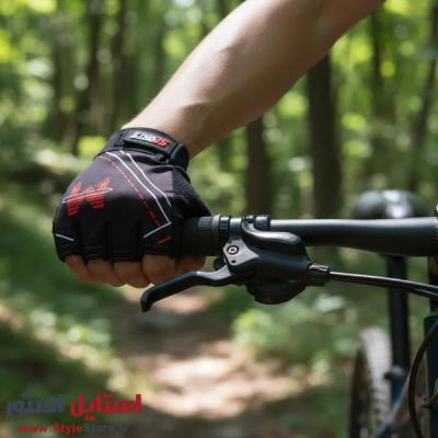 دستکش دوچرخه سواری نیمه انگشتی مدل M کد 2065