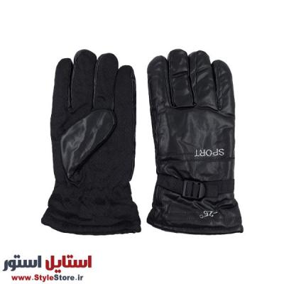 دستکش چرم موتورسواری مدل منفی 25 درجه کد 2055