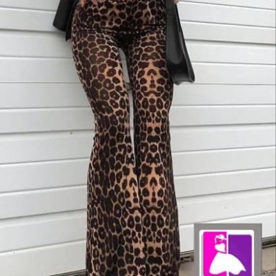 شلوار بوتکات پلنگی