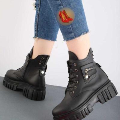 نیم بوت چرم پلاس