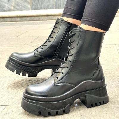 کفش پوتین ساقدار بوت لژدار- پوتین - بوت دخترانه- بوت زیره پی یو دختران