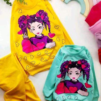 بلوز شلوار دخترونه مدل دختر و قلب