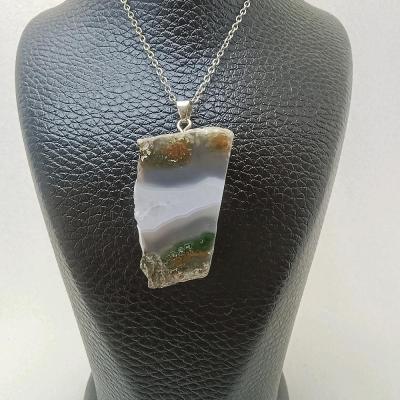 گردنبند عقیق فانتوم سلیمانی ر420