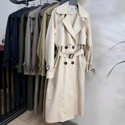 مانتو بلند دکمه دار کتان دانشجویی سایز بزرگ