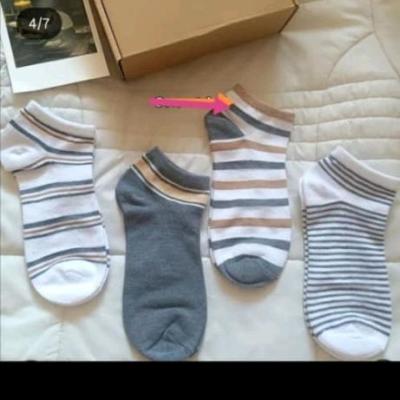 جوراب مچی فانتزی زنانه و دخترانه 12 جفتی راه راه