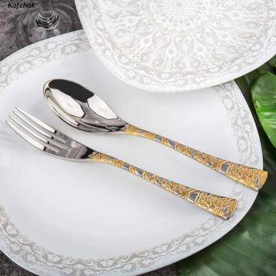 سرویس قاشق چنگال برند کریستوفر – مدل 0110G – استیل براق