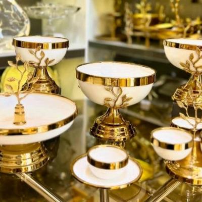 ست 5تیکه گلبرگ برنجی