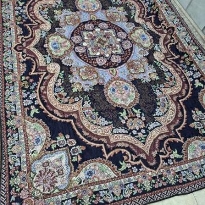 روفرشی نخ مخمل زرکدار 12 متری طرح سیمین پس کرایه