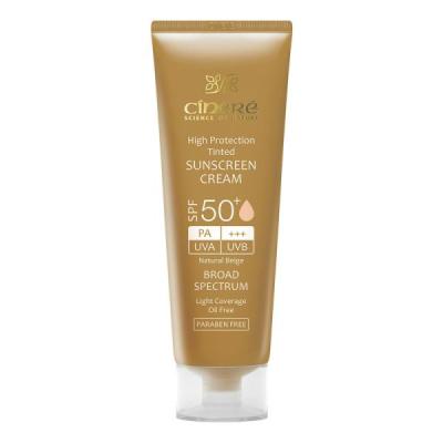 کرم ضد آفتاب رنگی SPF50 سینره رنگ بژ طبیعی 50 میلی لیتر