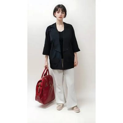 کت یقه آرشال پاپلین