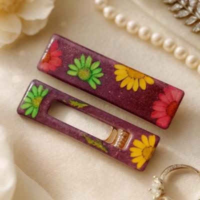 گیره رزینی بابونه رنگی