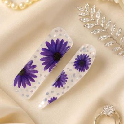 گیره رزینی بابونه آبی تیره