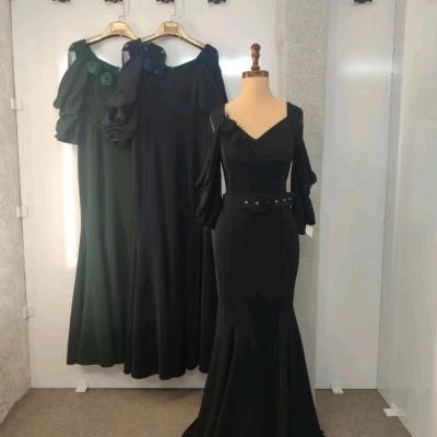 لباس مجلسی زنانه جنس غواصی پیراهن زنانه مدل ماکسی