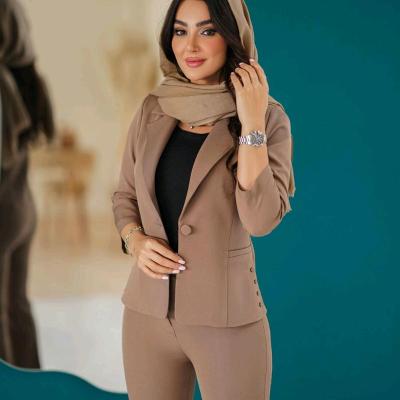 کت و شلوار زنانه مازراتی یقه انگلیسی تلناز