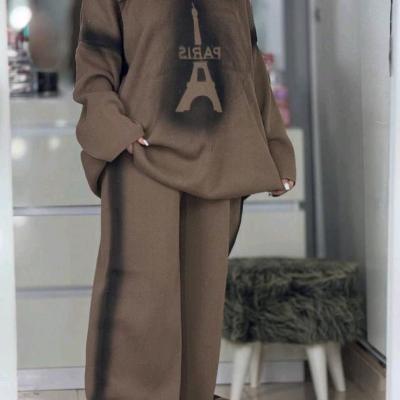 ست بلوز شلوار بافت زنانه مدل پاریس جنس بافت متراکم با کیفیت