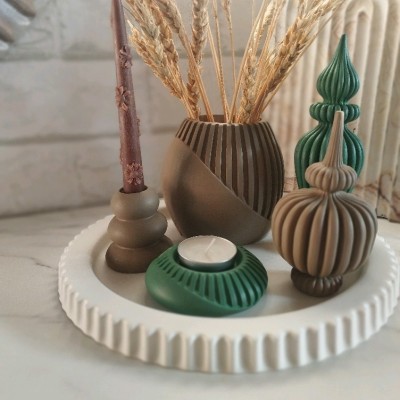 ست دکوراتیو سبز