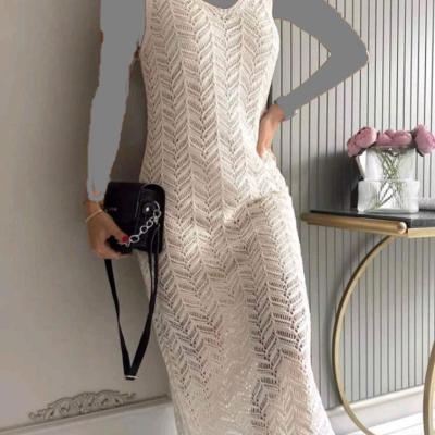 پیراهن مهمانی زنانه پنبه‌ای مدل راسته