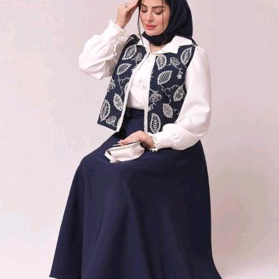 شومیز جلیقه و دامن