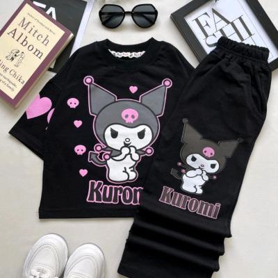 تیشرت شلوار جذاب طرح کرومی دخترونه