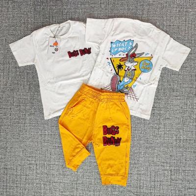 ست تیشرت و شلوارک بچگانه پشت چاپ خرگوش