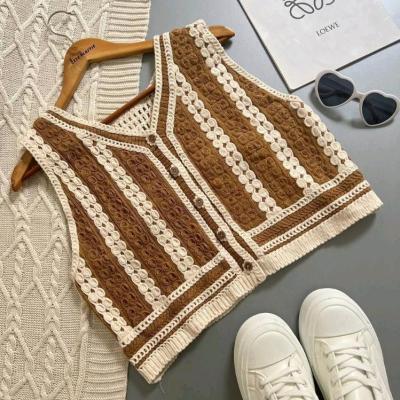 جلیقه قلاب بافی